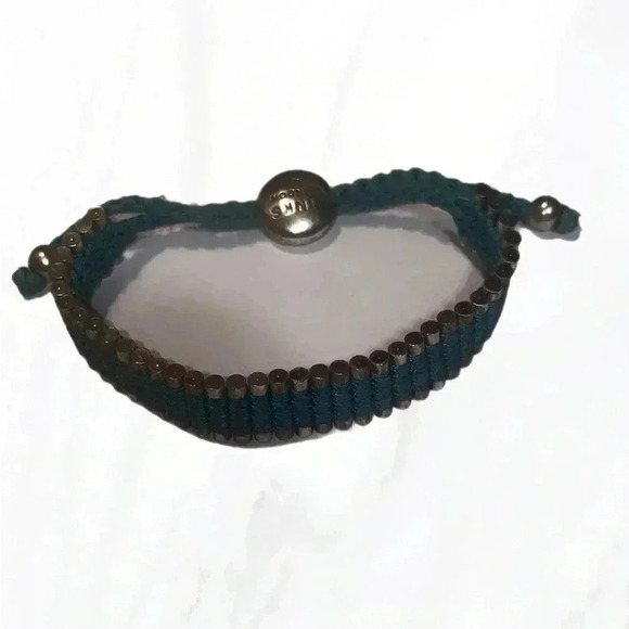 Authentic Links of London casual statement unisex blue friendship bracelet OS - Picture 3 of 4